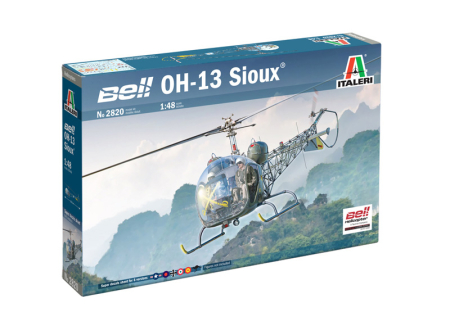 PACHETE - Italeri 2820 - 1:48 Bell OH-13 Sioux