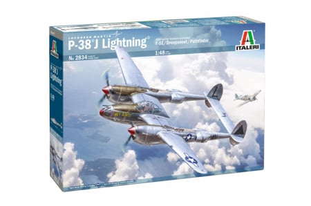Aero militare - Italeri 2834 - 1:48 American Fighter Aircraf Lockheed P-38J Lightning E.T.O.