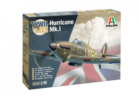 Aero militare - Italeri 2838 - 1:48 British Fighter Aircraft Hawker Hurricane Mk.I Aces