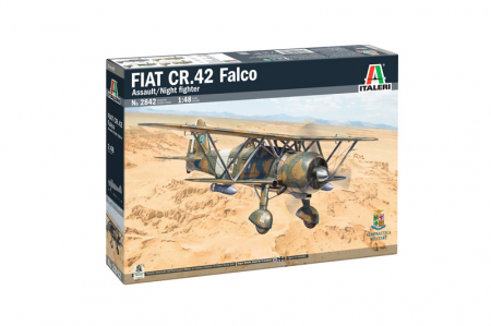 Kituri machete - Italeri 2842 - 1:48 Fiat Cr.42 Falco Assault/Night Fighter