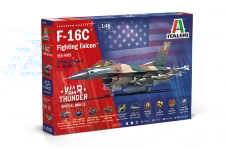 Aero militare - Italeri 35105 - 1:48 War Thunder: American Aircraft Fighter F-16C Fighting Falcon - New Parts