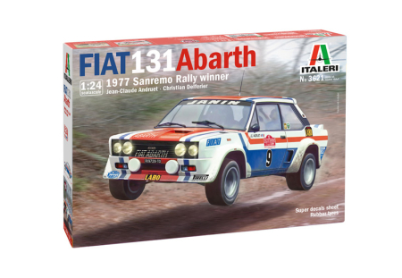 Auto - Italeri 3621 - 1:24 FIAT 131 ABARTH, San Remo Winner 1977