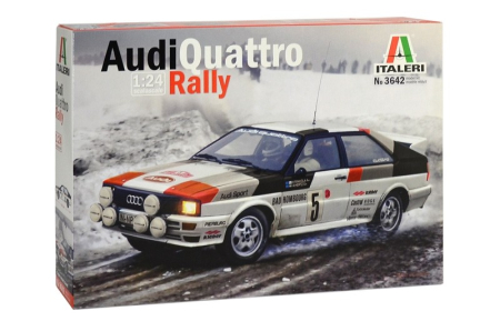 Auto de curse - Italeri 3642 - 1:24 Audi Quattro Rally