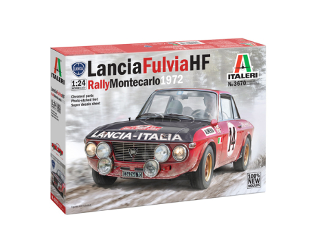 Kituri machete - Italeri 3670 - 1:24 Lancia Fulvia Hf Rally Monte Carlo 1972