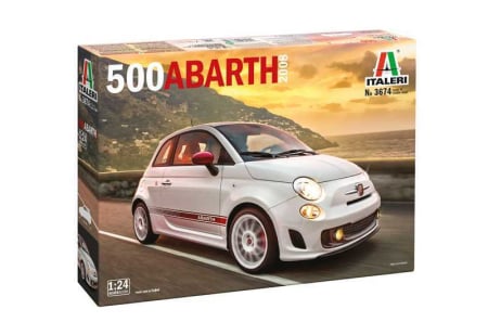 Noutati - Italeri 3674 - 1:24 Fiat 500 Abarth 2008