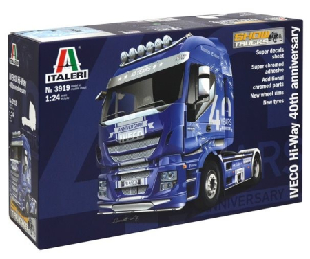 Camioane - Italeri 3919 - 1:24 IVECO HI-WAY 40th ANNIVERS. Show Truck