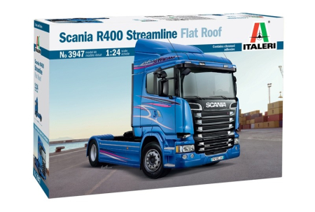 Camioane - Italeri 3947 - 1:24 SCANIA R400 STREAMLINE (Flat Roof)