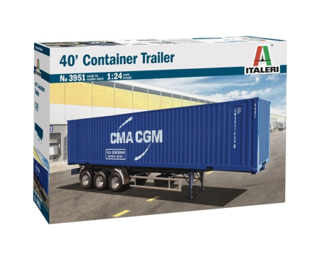 Camioane - Italeri 3951 - 1:24 40' CONTAINER TRAILER
