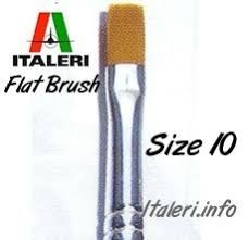 Pensule - Italeri 51233 - 10 Synthetic Flat Brush