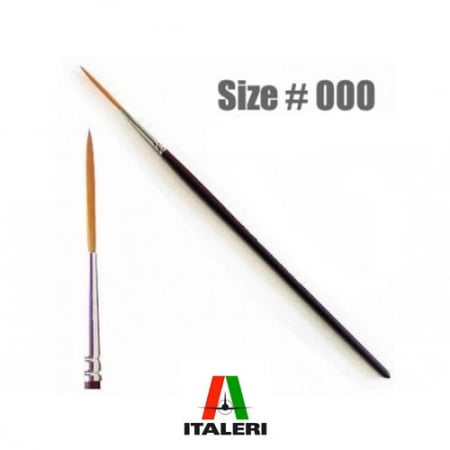 Vopsire, Weathering & Diorama - Italeri 51261 - 000 Script liner synthetic brush