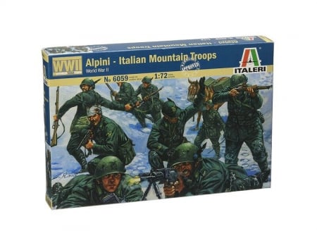 Figurine - Italeri 6059 - 1:72 Italian Mountain Troops Alpini WW2