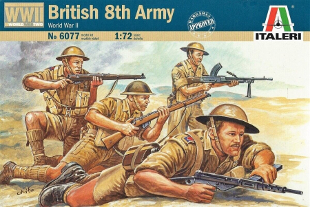 Kituri machete - Italeri 6077 - 1:72 British 8Th Army, WW II