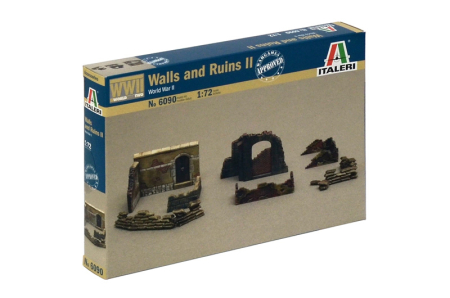Décor - Italeri 6090 - 1:72 WWII - WALLS AND RUINS II