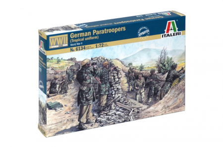 Kituri machete - Italeri 6134 - 1:72 German Paratroopers (Tropical Uniform), Wwii