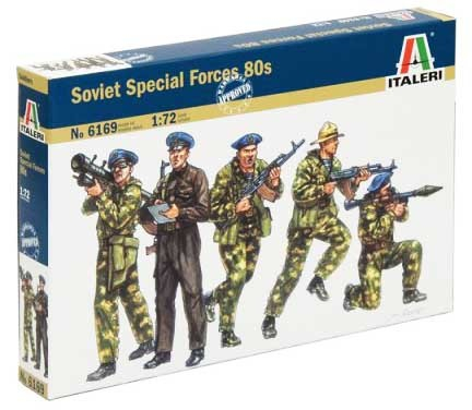 Figurine - Italeri 6169 - 1:72 SOVIET SPECIAL FORCES 80s - 50 figures