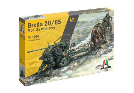 Kituri machete - Italeri 6464 - 1:35 Horse Drawn Breda 20/65 mod.35 with servants