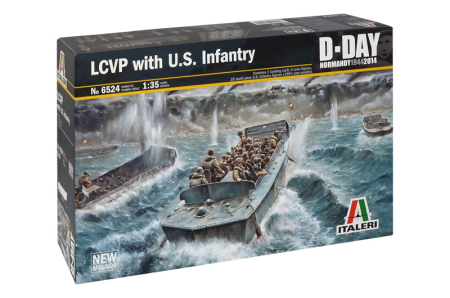 PACHETE - Italeri 6524 - 1:35 LCVP with U.S. INFANTRY - 28 figures