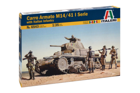 Kituri machete - Italeri 6543 - 1:35 CARRO ARMATO M13-40 with BERSAGLIERI - 6 figures