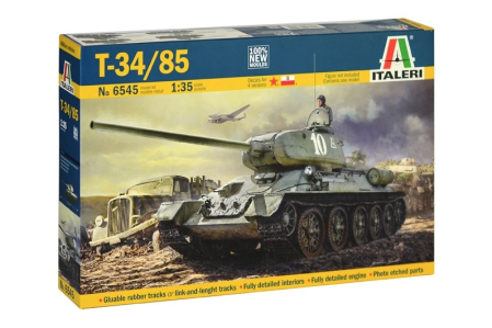 Kituri machete - Italeri 6545 - 1:35 T34/85 RUSSIAN TANK