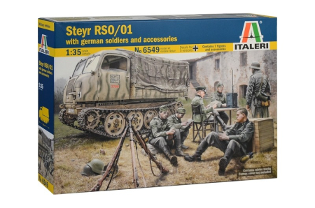 Kituri machete - Italeri 6549 - 1:35 STEYR RSO/01 with GERMAN SOLDIERS - 7 figures