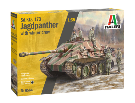 Kituri machete - Italeri 6564 - 1:35 Sd.Kfz.173 Jagdpanther With Crew - 5 Figures