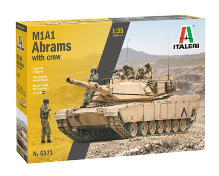 Kituri machete - Italeri 6571 - 1:35 M1A2 ABRAMS with crew - 5 figures
