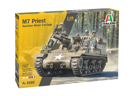 PACHETE - Italeri 6580 - 1:35 M7 PRIEST GUN MOTOR CARRIAGE - 1 figure included