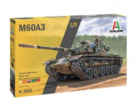 PACHETE - Italeri 6582 - 1:35 M60 A3 Medium Battle Tank