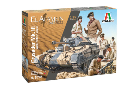 PACHETE - Italeri 6592 - 1:35 Crusader Mk.III with British crew