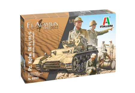 PACHETE - Italeri 6593 - 1:35 Pz.Kpfw.IV F1/F2/G With Afrika Korps Infantry
