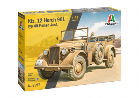 PACHETE - Italeri 6597 - 1:35 Kfz. 12 Horch 901 typ 40 fruhen Ausf