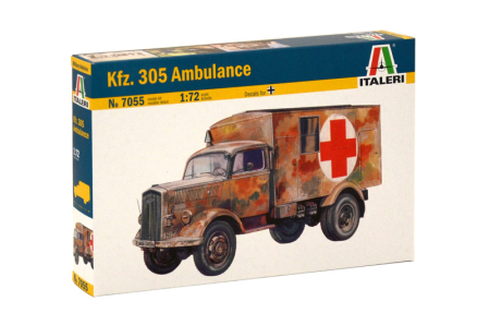 Kituri machete - Italeri 7055 -1:72 KFZ.305 AMBULANCE