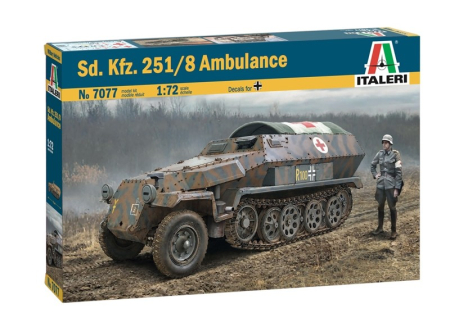 Kituri machete - Italeri 7077 - 1:72 Sd.Kfz. 251/8 AMBULANCE