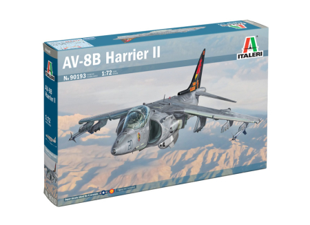 Kituri machete - Italeri 90193 - 1:72 American Ground-Attack Aircraft Mcdonnell Douglas Av-8B Harrier II
