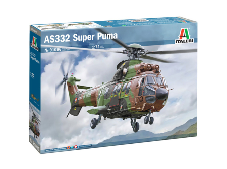 Kituri machete - Italeri 91096 - 1:72 French Helicopter Airbus Eurocopter As332 Super Puma