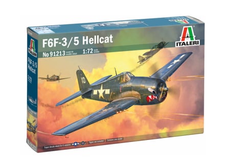 Noutati - Italeri 91213 - 1:72 American Fighter Aircraft Grumman F6F-3/-5 Hellcat