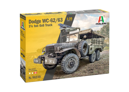 Kituri machete - Italeri 96230 - 1:35 American Dodge Wc-62/63 1 1/2 Ton 6X6 Truck