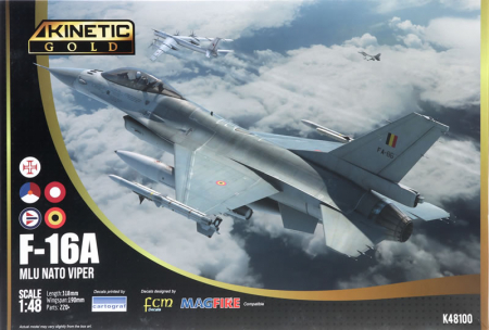 Avioane - Kinetic 48100 - 1:48 F-16A MLU NATO Viper