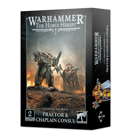 Warhammer The Horus Heresy - Legiones Astartesartes: Praetor & Chaplain Consul