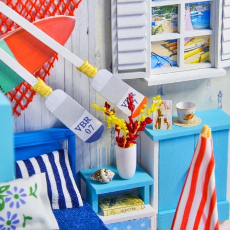 Little Story Folding Wooden LED Model - Leo's Room [1]
