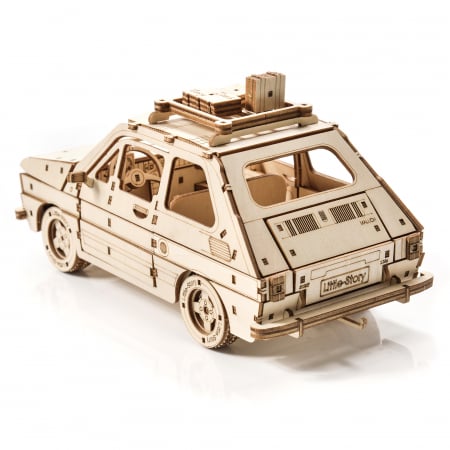 Little Story Wooden Model 3D Puzzle - Fiat 126P [2]