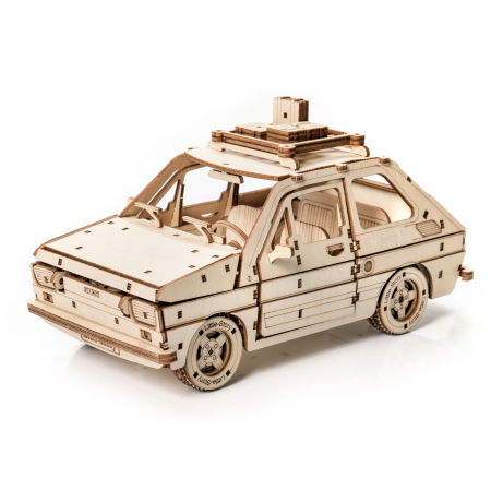 Puzzle 3D - Little Story Wooden Model 3D Puzzle - Fiat 126P