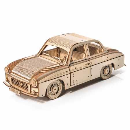 Puzzle 3D - Little Story Wooden Model 3D Puzzle - FSO Syrena 105