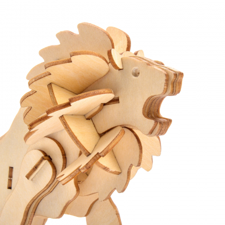 Little Story Wooden Model 3D Puzzle - Lion [3]