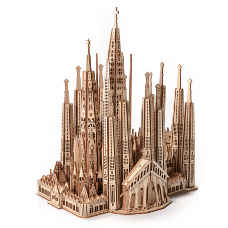 Little Story Wooden Model 3D Puzzle - Sagrada Familia [3]
