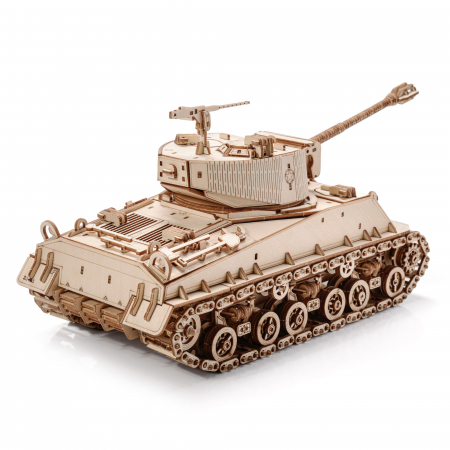 Little Story Wooden Model 3D Puzzle Tank - M4A3E8 Sherman [4]