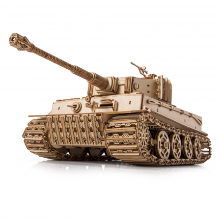 Little Story Wooden Model 3D Puzzle Tank - Tiger I [2]