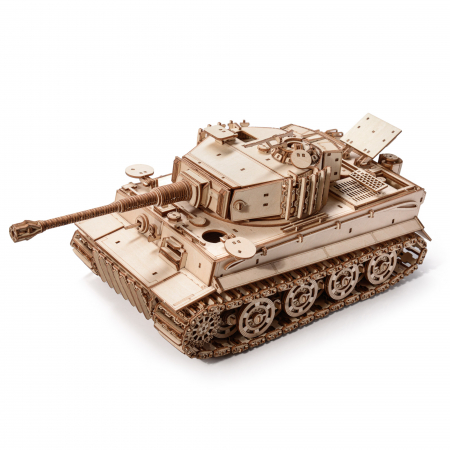 Little Story Wooden Model 3D Puzzle Tank - Tiger I [8]
