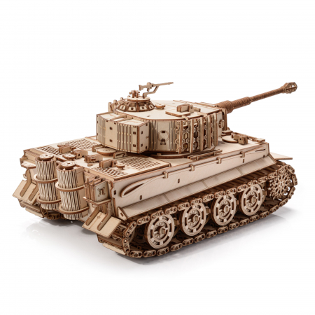 Little Story Wooden Model 3D Puzzle Tank - Tiger I [7]