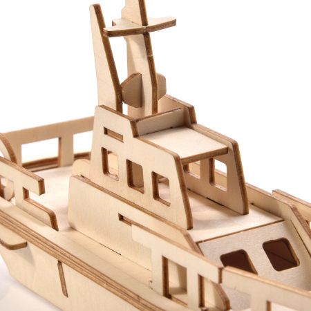 Little Story Wooden Model 3D Puzzle - Yacht [2]